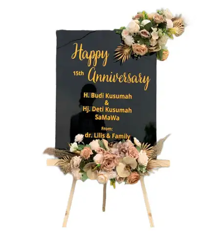 Papan Bunga Akrilik Budiman